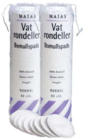 Matas Striber Vatrondeller Normal 2 x 80 stk.