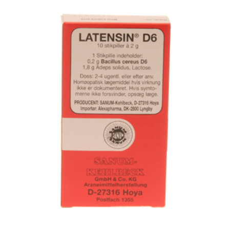 Latensin D6 stikpiller