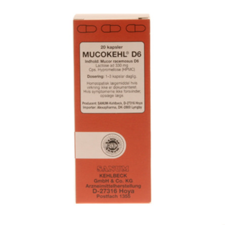 Mucokehl kapsler 20 kap