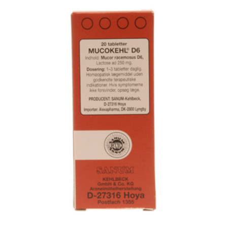 Mucokehl tabletter 20 tab