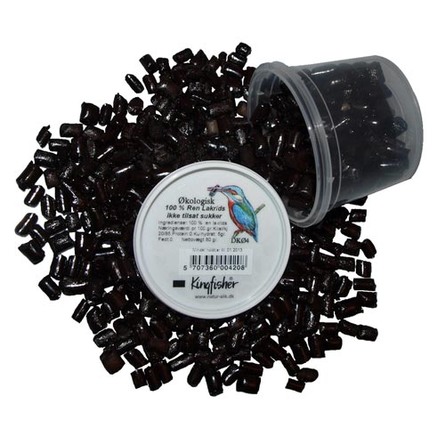 100% Ren lakrids Ø Kingfisher 70 g