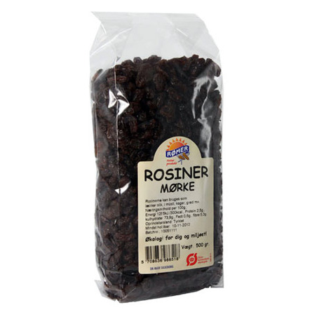 Rosiner mørke Ø 500 g