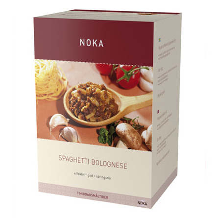 Spaghetti bolognese Noka diæt Til 7 måltid 420 g