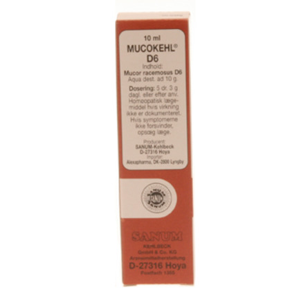 Mucokehl dråber (brun) 10 ml