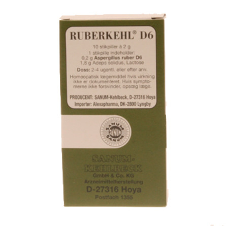 Ruberkehl D6 stikpiller