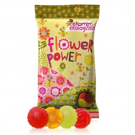 Vingummi Flower Power Ø 80 g