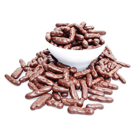 Ingefærstykker med mørk chokolade Ø 80 g