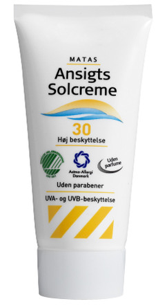Matas Striber Ansigtssolcreme SPF 30 80 ml