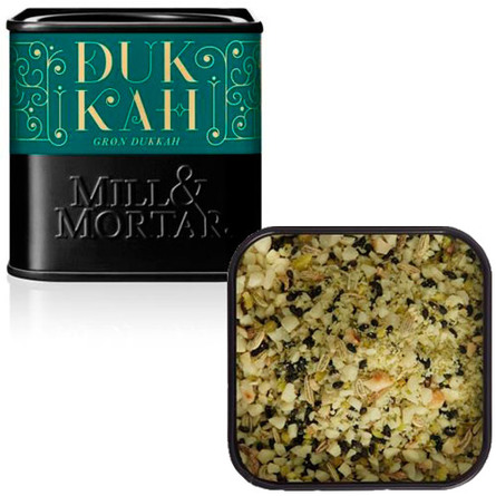 Grøn Dukkah mandler Ø m. grøn pistacie Mill & Mortar 75 g