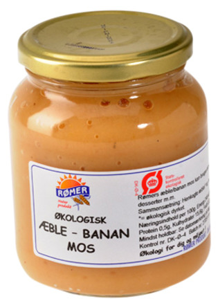 Æble banan mos demeter Ø 360 g