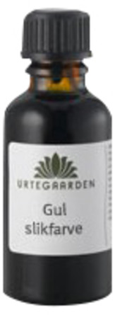 Urtegaarden Gul slikfarve 10 ml