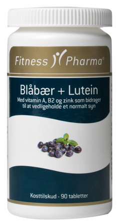 Fitness Pharma Blåbær 90 tabl.