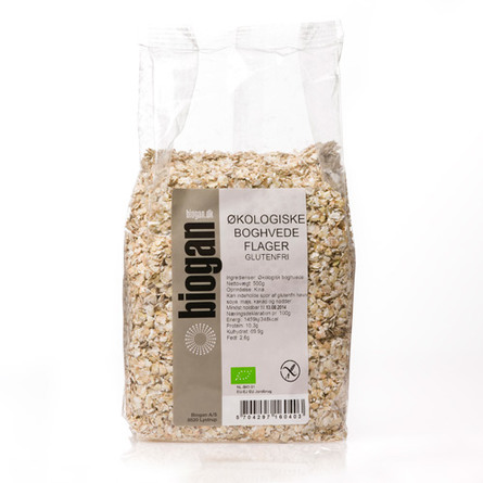 Boghvedeflager glutenfri Ø 500 g