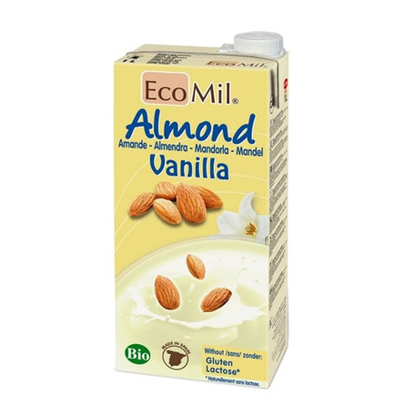 Mandeldrik m. vanilie Ecomil Ø 1 l