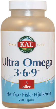 KAL Ultra Omega 3-6-9 200 kapsler