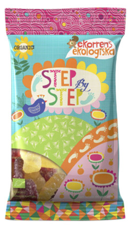 Vingummi syrlig Step by Step Ø 80 g
