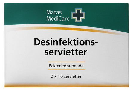 Matas Medicare Desinfektionsservietter 20 stk.