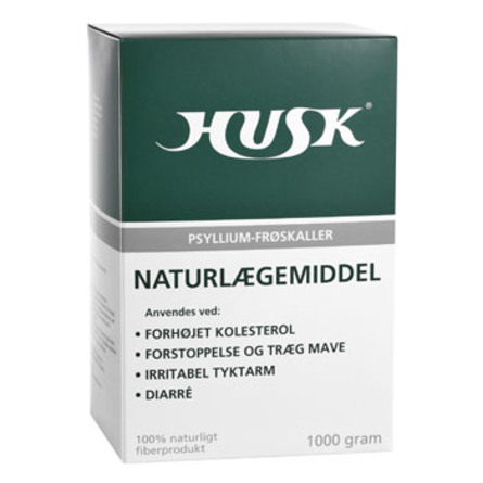 HUSK Husk Psyllium-frøskaller 1000 g