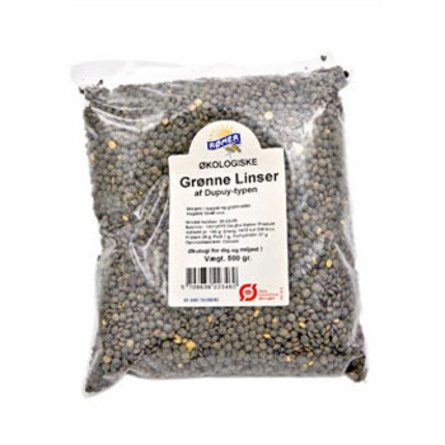 Linser grønne Ø 500 g
