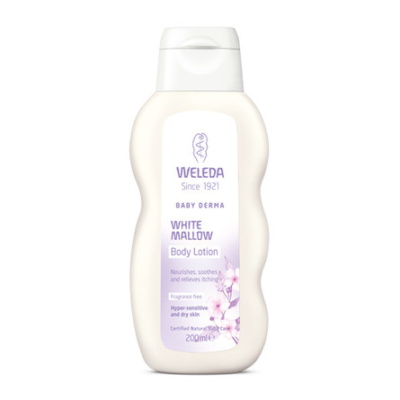 Bodylotion White Mallow Baby Derma Weleda 200 ml