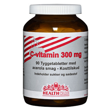 Health Care C-vitamin m. acerola 300 mg HealthCare 90 tab 90 tabl.