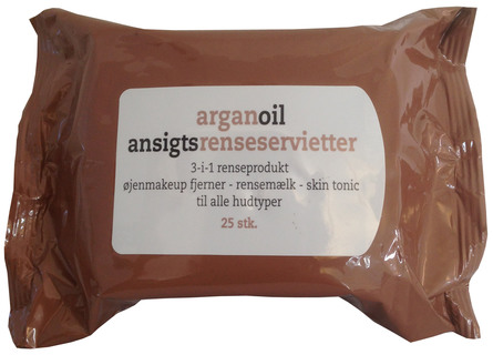 Allison Ansigtsrenseservietter Arganoil 25 stk.
