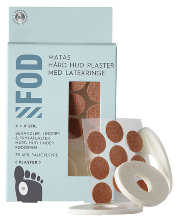 Matas Striber Hård Hud Plaster med Latexringe 6 + 9 stk.