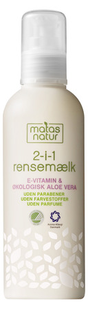 Matas Natur Aloe Vera & E-vitamin 2- i-1 Rensemælk 200 ml