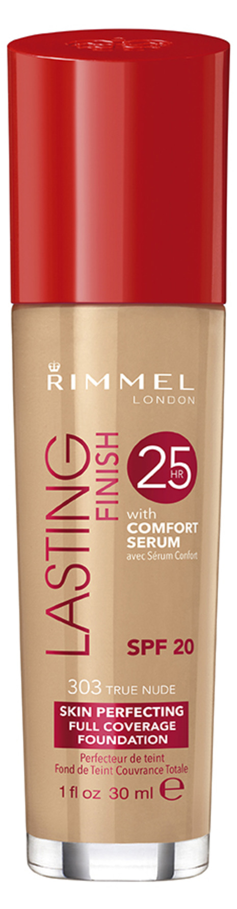 Rimmel Lasting Finish 25h Breathable 303 True Nude 30 ml 