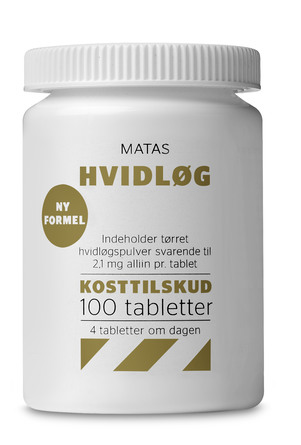 Matas Striber Hvidløg 100 tabl.