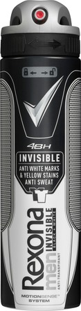 Rexona Men Invisible Black+ White Deodorant Spray 150 ml