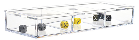 Nomess Clear 3-room Box with Lid
