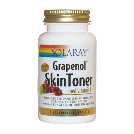 Grapenol Skintoner Solaray 30 kaps.