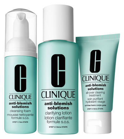 Clinique Anti-Blemish Solutions 3-Step Skin Care System 50 ml + 100 ml + 30 ml
