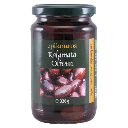 Olive kalamata m. sten Ø 320 g