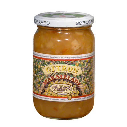 Søbogaard Citronmarmelade Øko 400 gr.