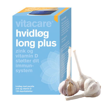 VitaCare Hvidløg Long Plus 120 depottabl.