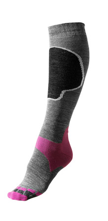 Matas Striber Skistrømper grå/fuchsia str. 36-39