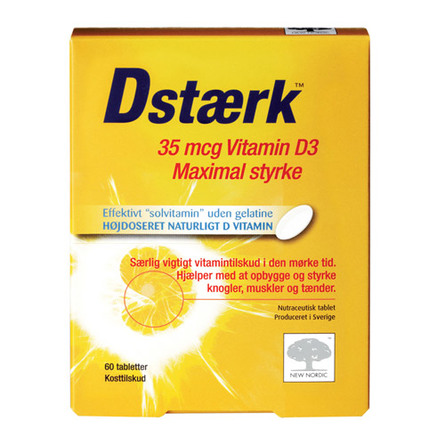 New Nordic Dstærk 35 mcg Vitamin D3, 60 tabl.