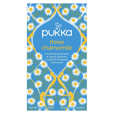 Pukka Three Chamomile te - øko 20 breve