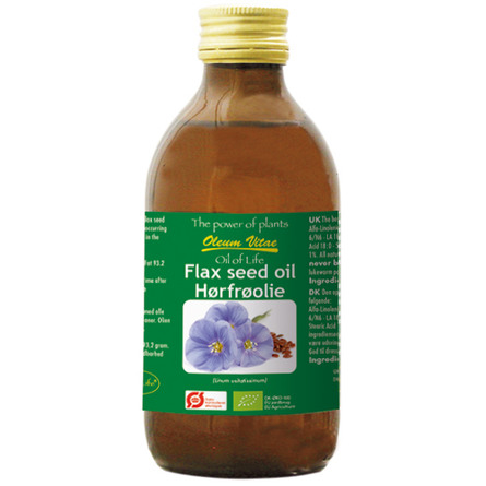 Oil of life Hørfrø Ø ren 250 ml