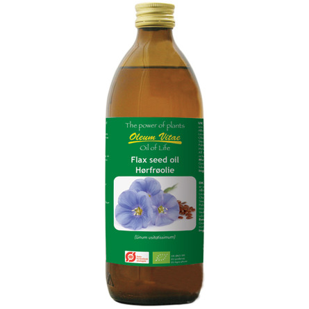 Oil of life Hørfrø Olie ren Ø 500 ml