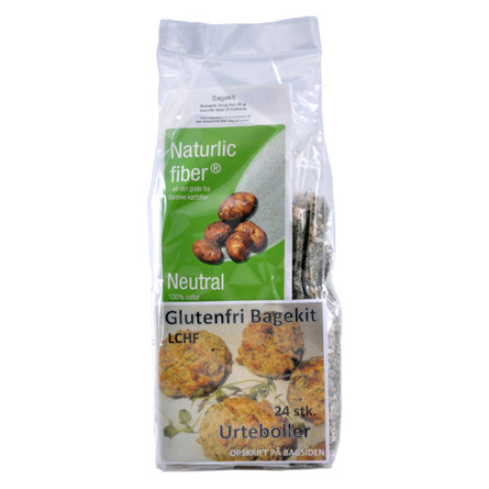 Naturlic Bagekit urteboller LCHF 250 gr.