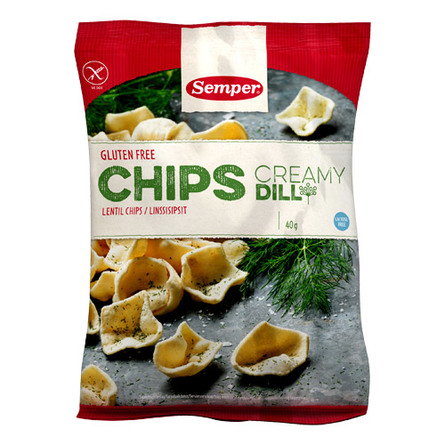 Chips m. dild glutenfri Semper