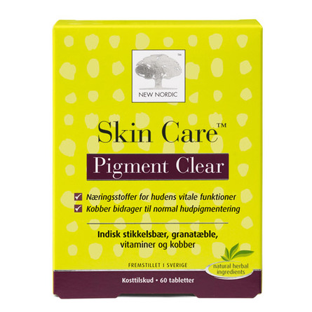 New Nordic Skin Care Pigment Clear 60 tabl.