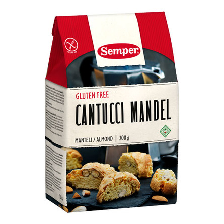 Småkager m.mandel glutenfri Semper 200 g