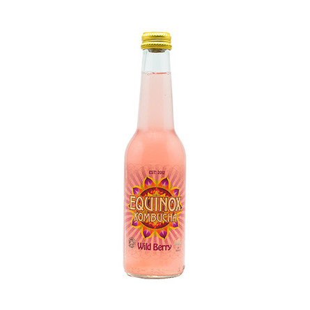 Kombucha te Raw Wild Berry Equinox Øko 275 ml