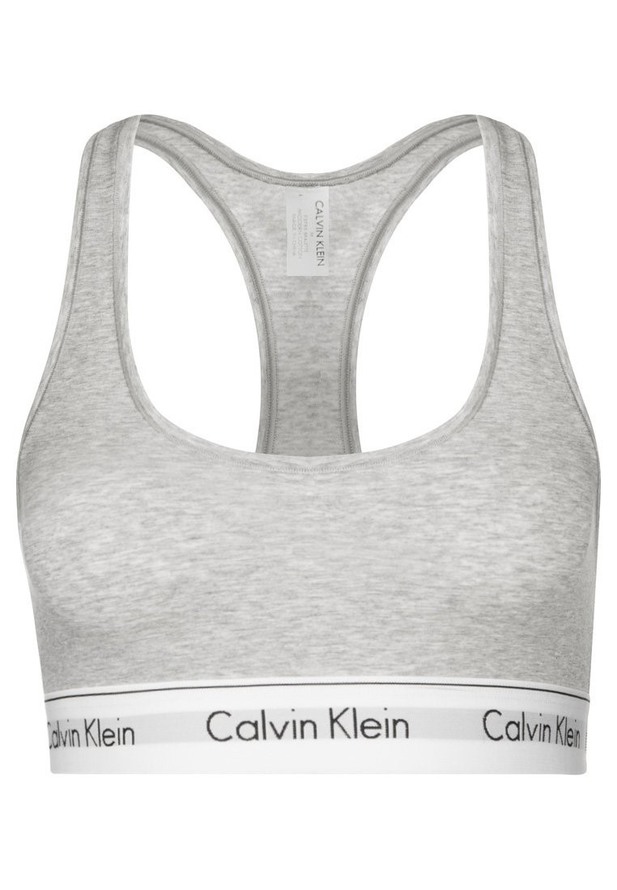 Køb Calvin Undertøj Modern Cotton Bralette Grå Str. M - Matas