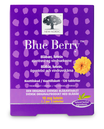 New Nordic Blue Berry Original 120 tabl.