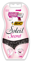 BiC Soleil Secret Barberskraber 2 stk.+1 trimmer